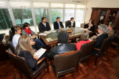 A secretária de Educação, Ana Seres, reuniu-se em seu gabineta na SEED, com a diretoria na APP Sindicato.