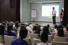 Foram exibidos 30 produções audiovisuais para cerca de 300 pessoas, entre alunos e professores durante a Mostra Ciranda de Vídeos Socioambientais.