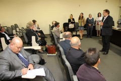 Comitiva da região de Rhône-Alpes conhece funcionamento das Casas Familiares Rurais que são administradas pela Secretaria de Estado da Educação.