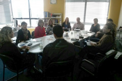 Técnicos da Secretaria Estadual e Secretaria Municipal da Educação concluíram o relatório anual de atividades de 2014.