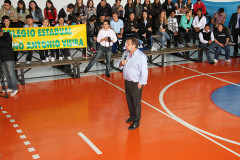Encontro permitiu a estudantes oportunidade de expor ideias e de aproximação com o poder público.