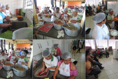 A capacitação atendeu a um pedido das comunidades para a orientação das merendeiras, que também são indígenas e iniciaram nas novas funções neste ano.