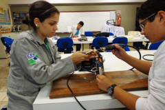 Os estudantes do curso técnico em Meio Ambiente do Centro Estadual de Educação Profissional (CEEP) Pedro Boaretto Neto, em Cascavel, no Oeste do Estado, já arrecadaram mais de oito toneladas de lixo eletrônico desde 2007.  