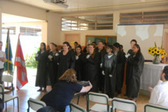 Mostra expõe trabalhos de alunos em Sertaneja