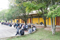 Obras no Colégio Estadual Loureiro Fernandes.