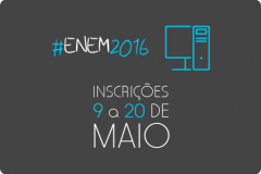 O período de inscrição é de 9 e 20 de maio. As provas serão realizadas nos dias 5 e 6 de novembro, conforme calendário divulgado pelo MEC.