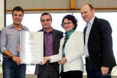 Inauguração do Colégio Estadual Pato Bragado, em Pato Bragado.