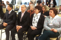 A secretária de Estado da Educação, professora Ana Seres, a superintendente da Educação Inês Carnieletto, o chefe do Departamento de Educação Básica (DEB), Cassiano Ogliari, participaram de reunião, na manhã desta terça-feira (06), na Associação Inter-Religiosa de Educação (Assintec), em Curitiba, entidade que representa as diferentes tradições religiosas presentes no Estado do Paraná