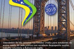Estão abertas as inscrições para o Programa Jovens Embaixadores até o dia 9 de agosto. A iniciativa da Embaixada dos Estados Unidos seleciona alunos da rede pública para um intercâmbio estudantil de três semanas nos EUA, durante as férias do ano que vem.