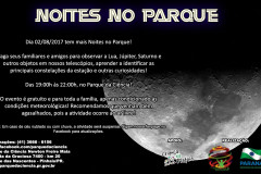 O Parque da Ciência Newton Freire Maia realiza nesta quarta-feira (2), das 19h às 22h, mais uma edição do “Noites no Parque”, iniciativa aberta gratuitamente à comunidade para observação do céu noturno.