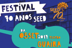 Estudantes da rede pública estadual de ensino e unidades conveniadas mostram seus talentos na dança, música e artes durante comemoração marcada para o dia 5 de setembro, no Teatro Guaíra, em Curitiba. A iniciativa faz parte da programação dos 70 anos da Secretaria de Estado da Educação e tem como objetivo valorizar e divulgar os talentos dos jovens alunos da rede paranaense.