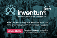 A Secretaria de Estado da Educação vai participar, no mês de outubro, da 3ª Feira de Ciência, Tecnologia e Inovação (Inventum 2017), em Pato Branco (no Sudoeste do Estado). Durante a feira também vai acontecer o festival Campus Weekend Pato Branco, promovida pelo Instituto Campus Party. Os dois eventos vão reunir alunos e pesquisadores de diferentes países com palestras, exposições e desafios científicos.