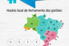 Neste domingo (12) serão realizadas as provas do Exame Nacional do Ensino Médio (Enem) de Matemática e suas Tecnologias e Ciências da Natureza e suas Tecnologias, com duração de 4h30min. Os portões serão abertos das 12 às 13 horas. As provas terão início às 13h30min.