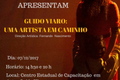 O Grupo de Dança Contemporânea Guido Viaro, em parceria com o modulado de Videodança da Escolinha de Arte do Colégio Estadual do Paraná, apresenta, no próximo dia 7, a obra coreográfica “Guido Viaro: um Artista em caminho”. A apresentação será no Centro Estadual de Capacitação em Artes Guido Viaro, às 14h30 e às 20h (Rua Francisco Mota Machado, 490, bairro Capão da Imbuia). A entrada é franca.