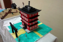 Trabalhos de estudantes do Colégio Estadual Leôncio Correia.