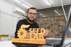 Secretaria Estadual de Educação do Paraná; Gurpo de funcionários da prefeitura municipal de Ceará Mirin do estado do Rio Grande do Norte visitam o Departamento de Políticas Tecnológica (DPTE), na foto Andy Pereira da Costa Freitas. 20-03-18. Foto: Hedeson Alves