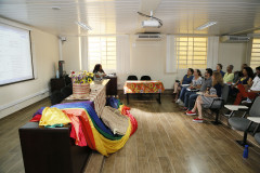 Secretaria Estadual de Educação do Paraná; Funcionários da SEED participam da Semana Pedagócica no auditório, Departamento de diversidade. 06-04-18. Foto: Hedeson Alves