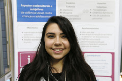 Secretaria Estadual de Educação do Paraná; Auditório do DPTE reune alunos da rede estadual de educaçao para debater o dia 18 de maio Dia Nacional de Combate ao Abuso e à Exploração Sexual de Crianças e Adolescentes, na foto a aluna Christine Mafuz de Souza. 17-05-18. Foto: Hedeson Alves