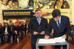 Governador Beto Richa autorizou abertura de licitação para construção de Centro Estadual de Educação Profissional em Almirante Tamandaré.