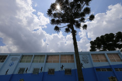 Secretaria de Estado da Educação do Paraná, Colégio Estadual Romário Martins em Piraquara se prepara para o ínicio letivo dos alunos. 06-02-17. Foto: Hedeson Alves/SEED
