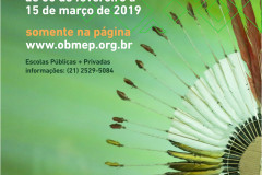 Estão abertas as inscrições para a 15.ª Olimpíada Brasileira de Matemática das Escolas Públicas + Privadas até o dia 15 de março de 2019.