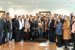 O governador Carlos Massa Ratinho Junior recebe no Palácio Iguaçu representantes das APAES para assinatura de Termo Aditivo. Curitiba, 02/07/2019  -  Foto: Rodrigo Félix Leal/ANPr