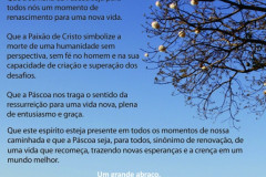 O vice-governador e secretário de Estado da Educação, Flávio Arns, em mensagem gravada, deseja uma Feliz Páscoa para todos os alunos, pais, profissionais da educação e comunidade escolar do Paraná.