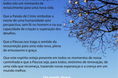 O vice-governador e secretário de Estado da Educação, Flávio Arns, em mensagem gravada, deseja uma Feliz Páscoa para todos os alunos, pais, profissionais da educação e comunidade escolar do Paraná.