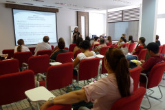 34 professores de língua portuguesa participam de uma formação continuada voltada para a Olimpíada de Língua Portuguesa (OLP), em Toledo