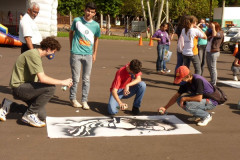 Durante o final de semana, instituições de ensino ligadas ao NRE Toledo ofereceram serviços e fizeram apresentações de artísticas e esportivas.