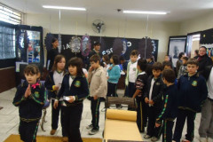 Alunos da Escola Municipal Telêmaco Carneiro em visita ao Festival do CE Rui Barbosa.