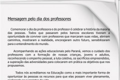 Mensagem para o Dia dos Professores