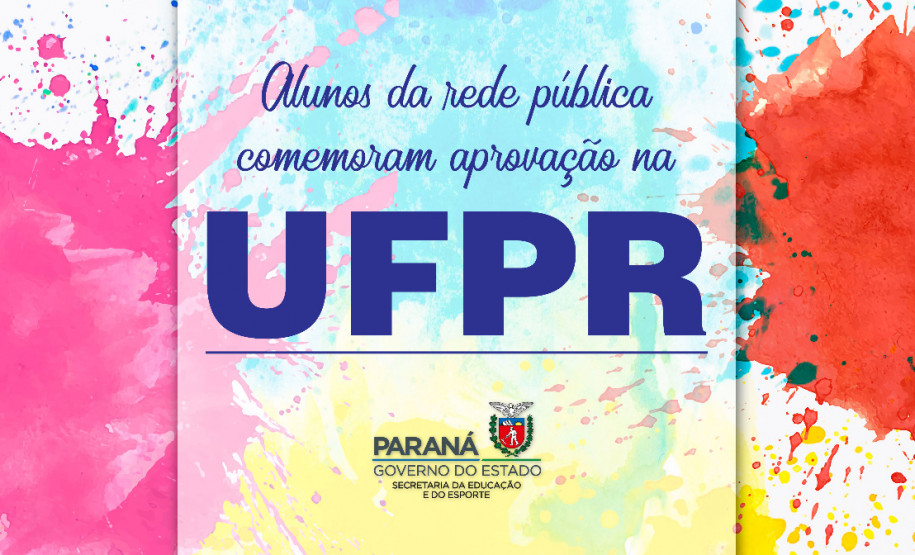Estudantes da rede estadual são aprovados no vestibular da UFPR