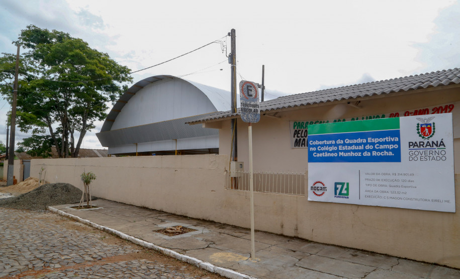 Escolas rurais de Ibaiti passam a contar com ginásios cobertos