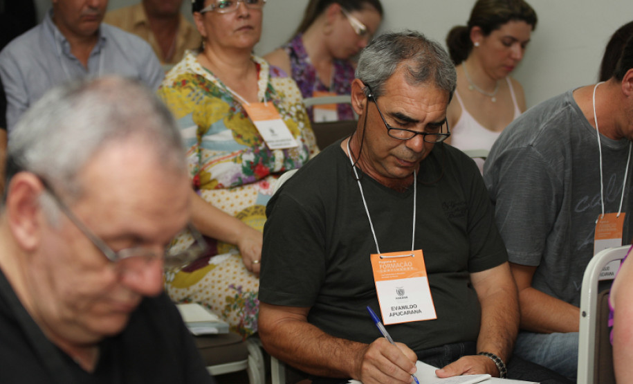 O encontro conta com a participação de 73 pessoas entre diretores e técnicos pedagógicos dos Núcleos Regionais de Educação que ofertam a modalidade de ensino.