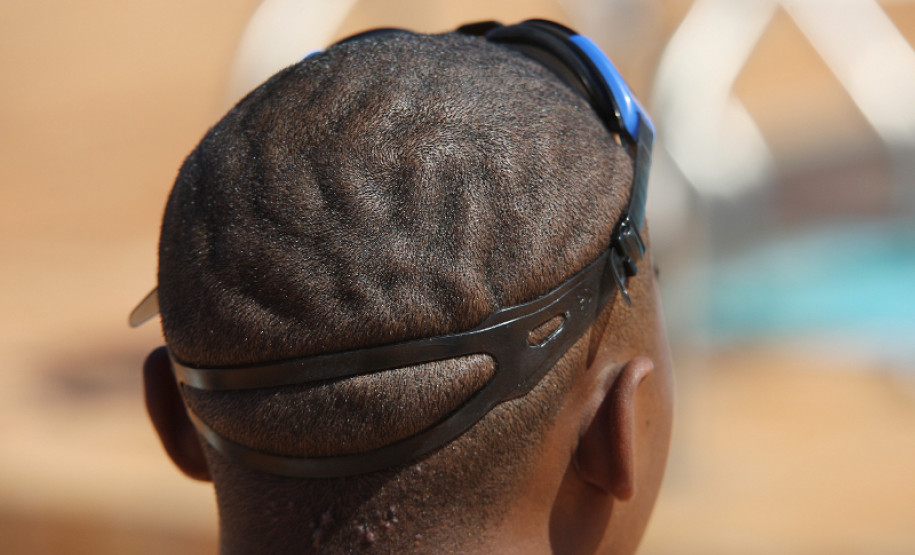 MARINGÁ-PR / XX OLIMPÍADAS ESPECIAÍS DAS APAES - VILA OLÍMPICA - COMPETIÇÃO: NATAÇÃO 25M PEITO - Lucas Fagundes - (Apae - Rio de Janeiro) - Foto: Giuliano Gomes