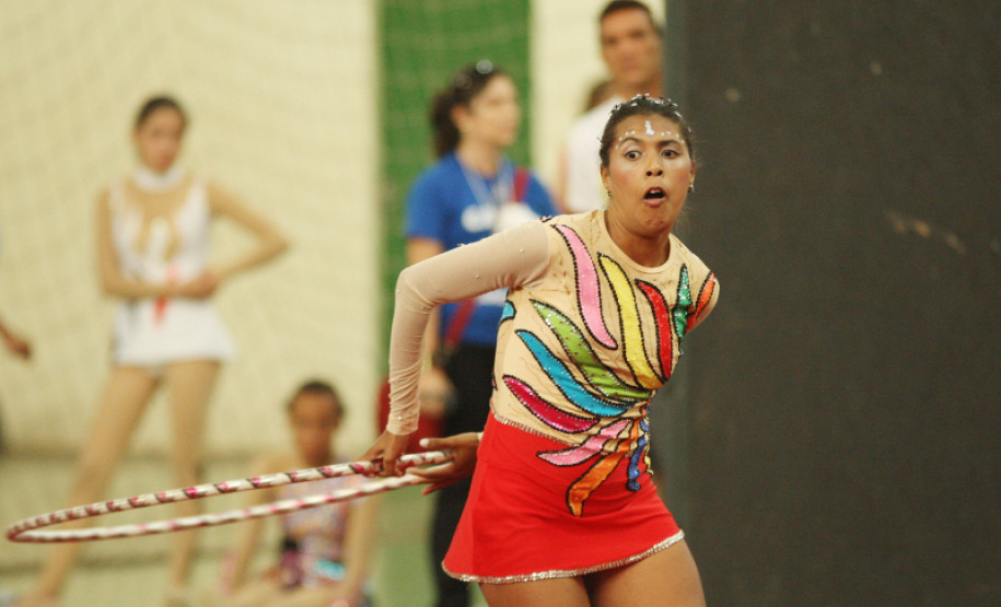 MARINGÁ-PR / XX OLIMPÍADAS ESPECIAÍS DAS APAES - VILA OLÍMPICA - COMPETIÇÃO: APARELHO ARCO - Cleudiana Francisca Alves (Apae - Espírito Santo) - Foto: Giuliano Gomes