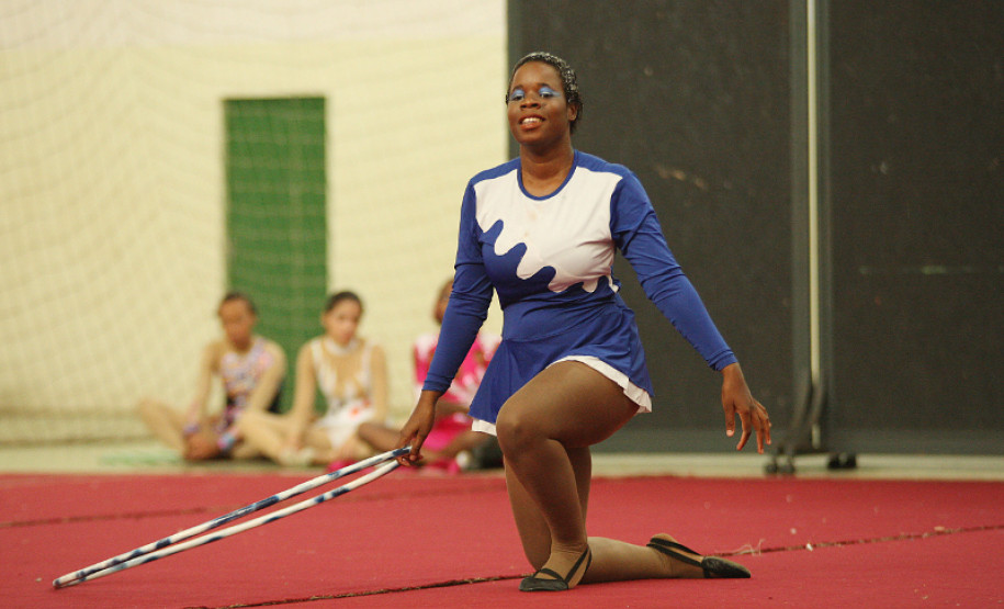 MARINGÁ-PR / XX OLIMPÍADAS ESPECIAÍS DAS APAES - VILA OLÍMPICA - COMPETIÇÃO: APARELHO ARCO - Simone Fátima Elias (Apae - Minas Gerais) - Foto: Giuliano Gomes