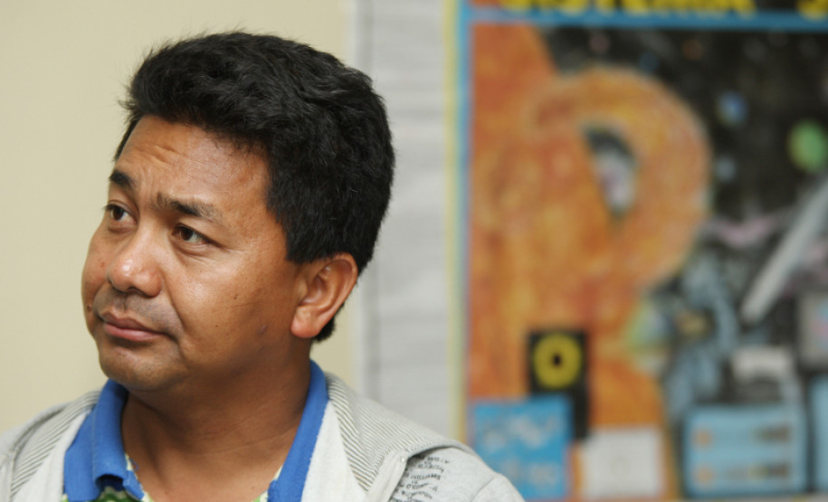 TATUQUARA-PR 14 DE NOVEMBRO DE 2012 - COLÉGIO ESTADUAL GUILHERME MARANHÃO - PARANÁ ALFABETIZADO - NA FOTO: Reinaldo Fernandes Alves