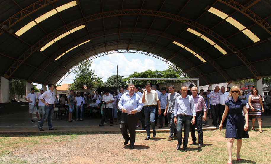O Colégio Estadual Moreira Sales recebeu três salas de aula também.