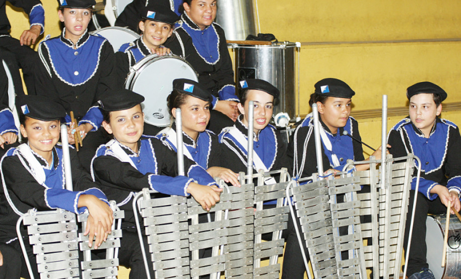 CURITIBA/PR - ENCONTRO DE FANFARRAS E BANDAS DE CURITIBA - LOCAL: GINÁSIO DA PRAÇA OSVALDO CRUZ - 23/11/2012