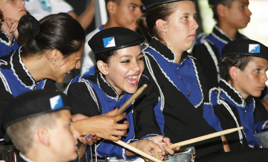 CURITIBA/PR - ENCONTRO DE FANFARRAS E BANDAS DE CURITIBA - LOCAL: GINÁSIO DA PRAÇA OSVALDO CRUZ - 23/11/2012 -