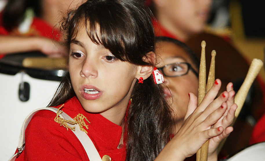 CURITIBA/PR - ENCONTRO DE FANFARRAS E BANDAS DE CURITIBA - LOCAL: GINÁSIO DA PRAÇA OSVALDO CRUZ - 23/11/2012 -