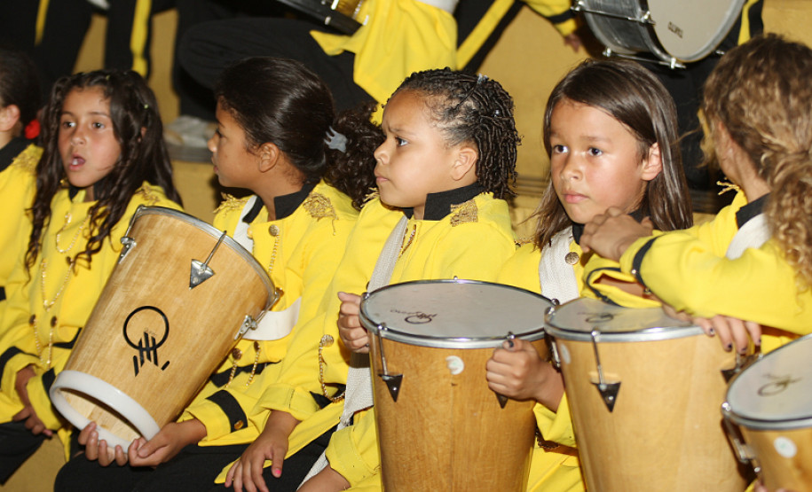 CURITIBA/PR - ENCONTRO DE FANFARRAS E BANDAS DE CURITIBA - LOCAL: GINÁSIO DA PRAÇA OSVALDO CRUZ - 23/11/2012 -