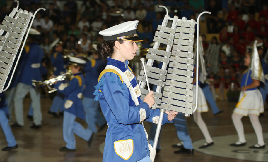 CURITIBA/PR - ENCONTRO DE FANFARRAS E BANDAS DE CURITIBA - LOCAL: GINÁSIO DA PRAÇA OSVALDO CRUZ - 23/11/2012 -