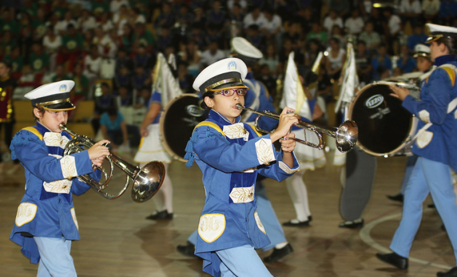 CURITIBA/PR - ENCONTRO DE FANFARRAS E BANDAS DE CURITIBA - LOCAL: GINÁSIO DA PRAÇA OSVALDO CRUZ - 23/11/2012 -