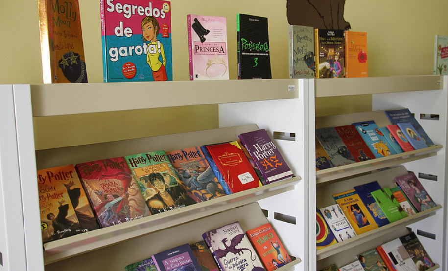 A biblioteca foi preparada especialmente para receber crianças. Ela foi ambientada com temas infantis e a proposta é despertar o gosto pela leitura.<br />
<br />
Veja mais fotos em: <a href=" http://www.flickr.com/photos/flavioarns/sets/72157632214769105/" target="_blank"> http://www.flickr.com/photos/flavioarns/</a>