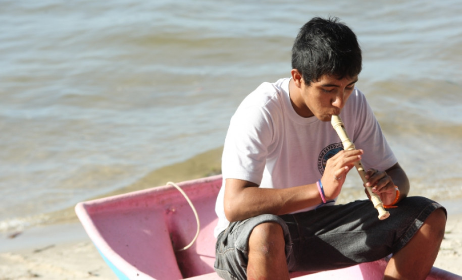 Projeto Minha Ilha Tem Escola, na Ilha Rasa.