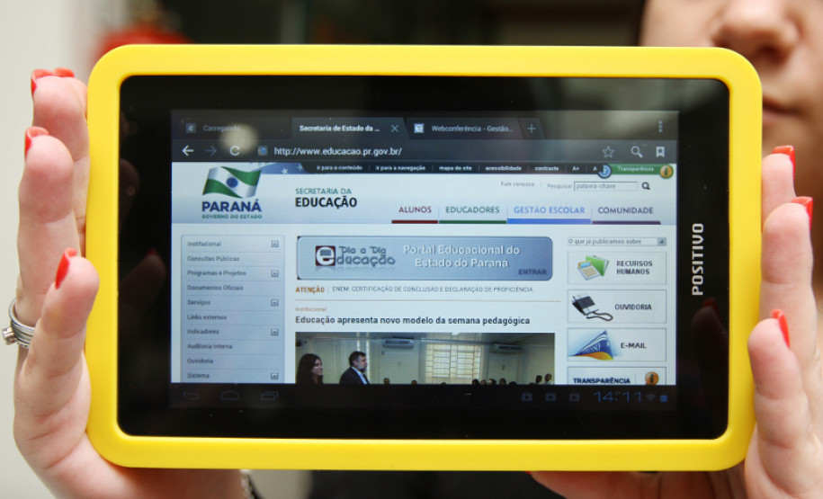CURITIBA,PR 22 DE JANEIRO DE 2013 - Secretaria promove formação para uso de tablets na DITEC.