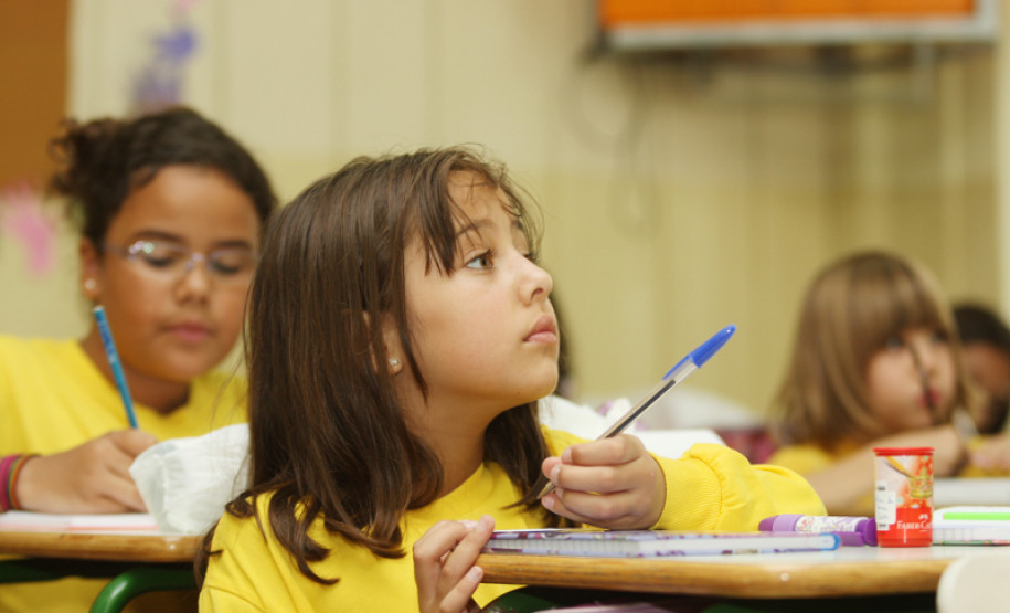A distribuição antecipada das aulas e das funções para cerca de 88 mil profissionais da educação garantiu que todas as 2.100 escolas da rede estadual iniciassem o ano letivo sem falta de professores e pedagogo. Com o planejamento da Secretaria de Estado da Educação, os 1,3 milhão de alunos que estudam em colégios e escolas em todo o Estado entraram nas salas, nesta quinta-feira (14), com tranquilidade.
Escola Angelo Trevisan.